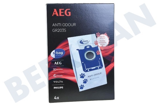 AEG  GR203S S-Bag Anti Odour Staubschutzbeutel
