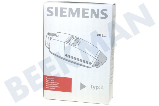 Siemens Staubsauger 460443, 00460443 Staubsaugerbeutel S Typ L