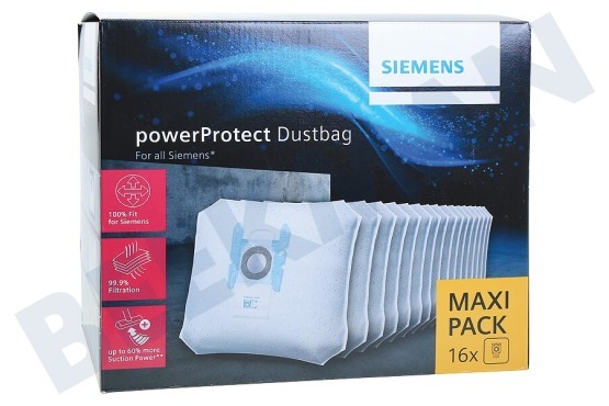 Siemens Staubsauger VZ16GALL PowerProtect Dustbag Maxi Pack