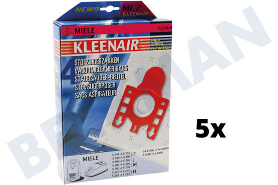 Kleenair Staubsauger Staubbeutel Microfleece 4 Stk