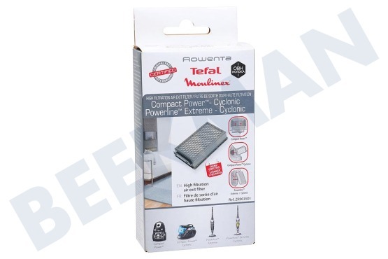 Tefal Staubsauger Filterung Abluftfilter