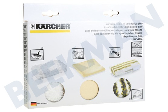 Karcher  2.863-171.0 MikrofaserTuchset, Badezimmer