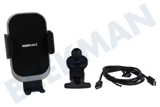 Musthavz  MHQIUHCAR15W Musthavz Auto Sense, kabelloses Smartphone-Ladegerät 15 Watt