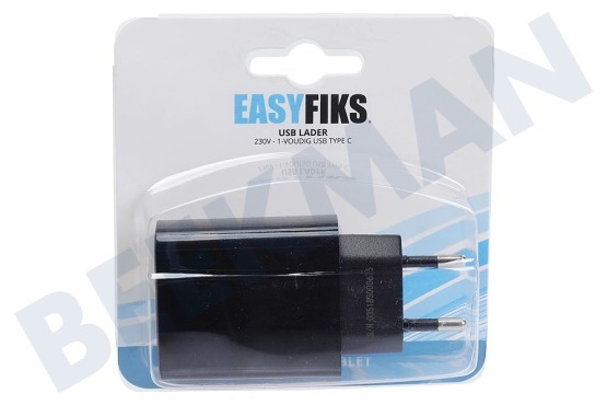 Easyfiks  USB-Ladegerät Typ C einfach 18 Watt