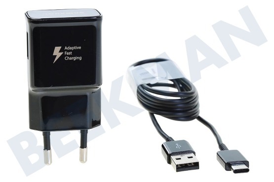 Samsung  EP-TA20 Samsung USB-C Ladegerät 1m Zwart