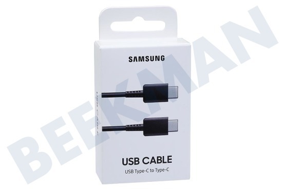 Samsung  EP-DA705BBEGWW USB-C zu USB-C Kabel, 1 Meter, schwarz