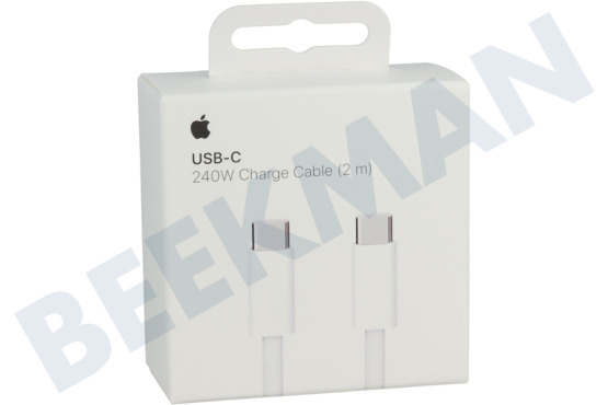 Apple  MU2G3ZM/A Apple MU2G3ZM/A USB-C auf USB-C Kabel 2,0 Meter, weiß