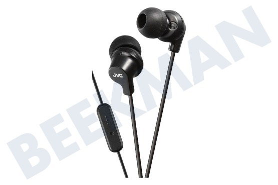 JVC  HA-FR15-B-EF In-Ear-Kopfhörer mit Mikrofon schwarz