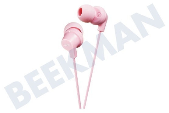 JVC  HA-FX10-LP-E In Ear Stereo Headphones Powerful Sound Light Rosa