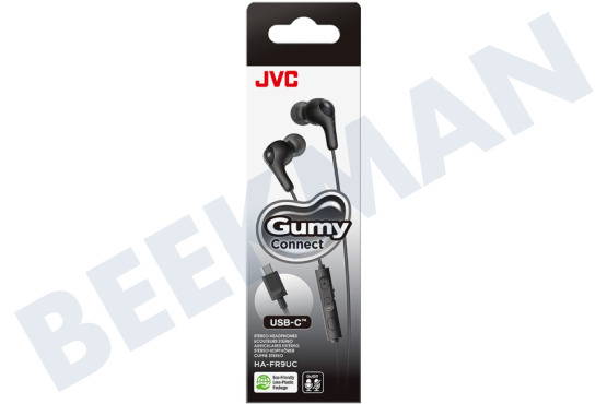 JVC  HA-FR9UC-B-U Gumy Connect USB-C Schwarz