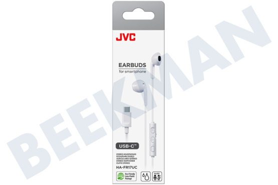 JVC  HA-FR17UC Smartphone-Ohrhörer USB-C, Weiß