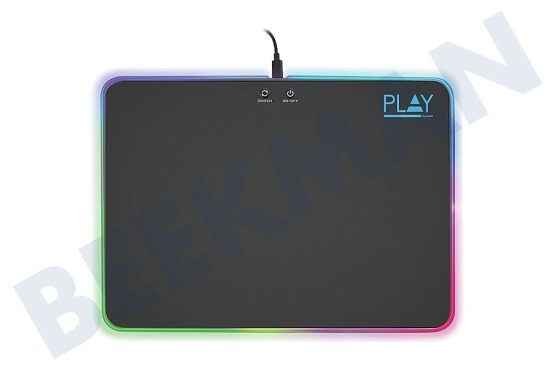 Play  PL3341 Gaming-Mauspad mit RGB-Beleuchtung