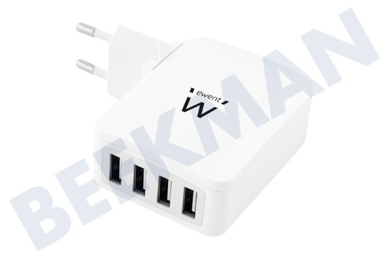 Ewent  EW1304 4 Port Smart USB Lader 5.4A