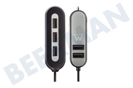 Ewent  EW1355 5 Ports USB Autoladegerät 10,8A