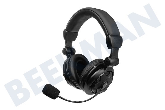Ewent  EW3564 Over-Ear-Headset mit Mikrofon und Lautstärkeregelung