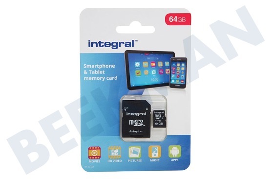 Integral  64 GB microSDXC UHS-I Speicherkarte