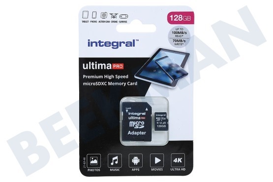 Integral  UltimaPro High Speed Micro SDXC Klasse 10 128 GB