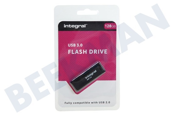 Integral  Speicherstick 128 GB USB-Flash-Drive Schwarz