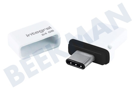 Integral  Fusion Dual-Flash-Laufwerk USB-C & USB 3.1 Gen 1 64 GB