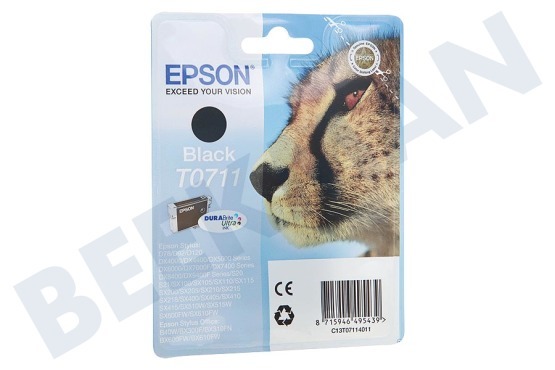 Epson Epson-Drucker Druckerpatrone T0711 Schwarz