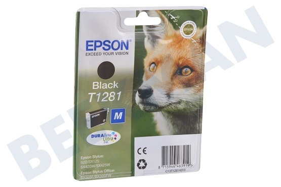 Epson Epson-Drucker Druckerpatrone T1281 Schwarz