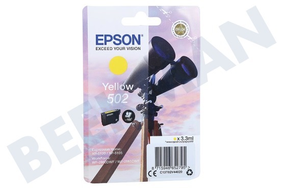 Epson  Epson 502 Gelb