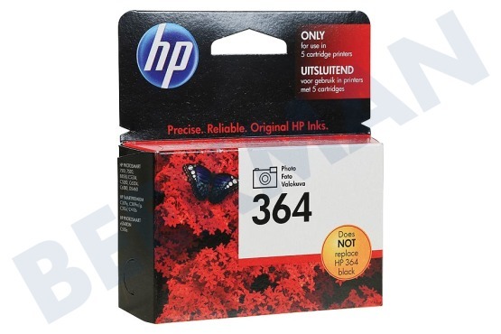 HP Hewlett-Packard HP-Drucker HP 364 Photo Black Druckerpatrone Nr. 364 Foto Black