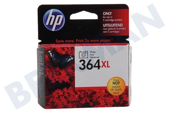 HP Hewlett-Packard HP-Drucker HP 364 Xl Photo Black Druckerpatrone Nr. 364 XL Foto Black