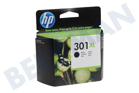 HP Hewlett-Packard  HP 301 XL Black Druckerpatrone Nr. 301 XL schwarz