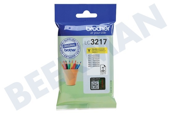 Brother  LC-3217Y Druckerpatrone LC3217 Yellow, Gelb