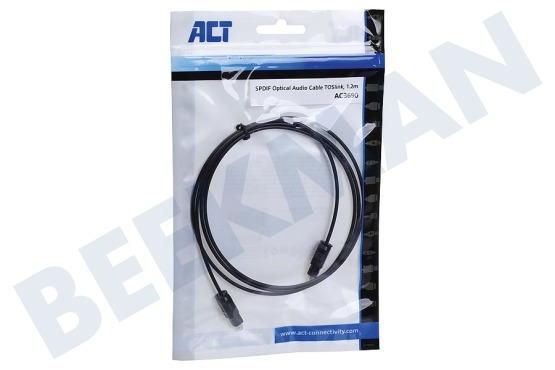 ACT  AC3690 Optisches Kabel Toslink-Stecker - Toslink-Stecker, 1,2 Meter