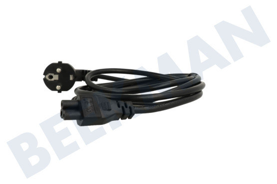 Easyfiks  Netzkabel C5, 230 Volt, 10 Ampere, 3x1mm2, 1,5 Meter