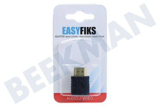 Easyfiks  Adapterstecker, HDMI-Stecker - A Contra Buchse, Winkel 270 Gr.