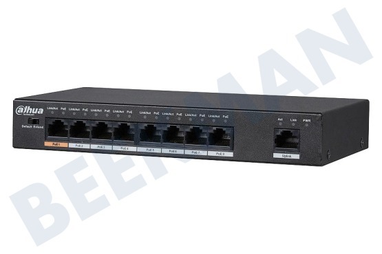 Dahua  PFS3009-8ET-96 PoE Switch 8 Ports
