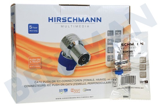 Hirschmann  KOKWI 5 Koaxial-Stecker IEC-Stecker female