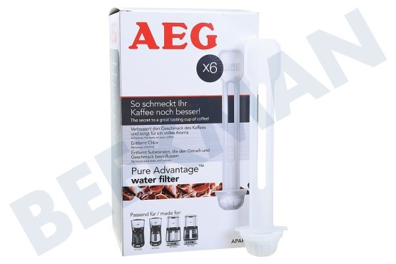 AEG Kaffeemaschine APAF6 Pure Advantage Wasserfilter