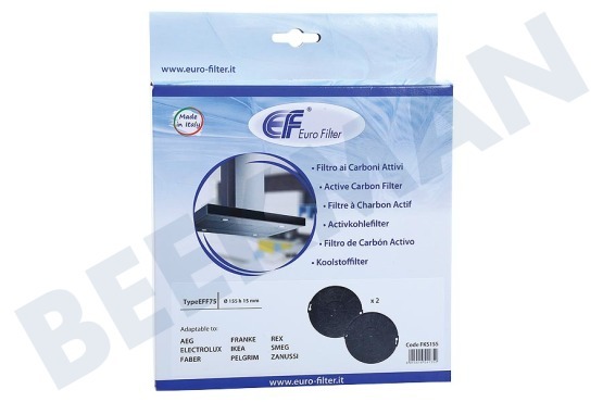 Zanker Abzugshaube Filter Kohlefilter EFF75