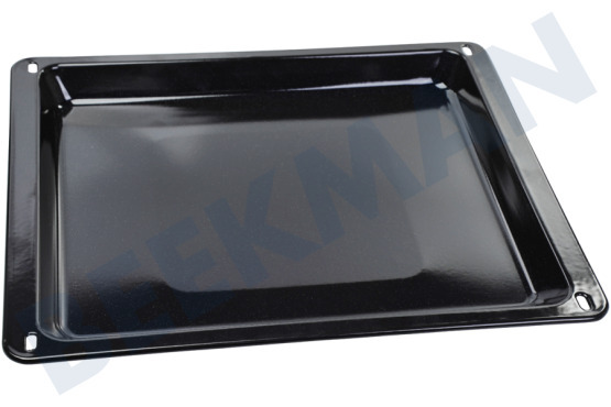 Iee Ofen-Mikrowelle Backblech Emailliert, schwarz, 425x370x33mm