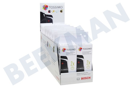 Bosch Kaffeemaschine 311599, 00311599 Entkalker Tassimo Entkalk Tabletten Ladentisch-Box