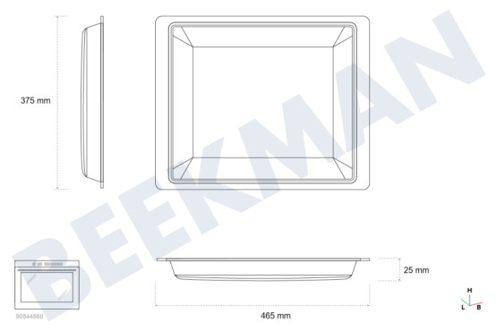 Neff Ofen-Mikrowelle Z1343X0 Backblech