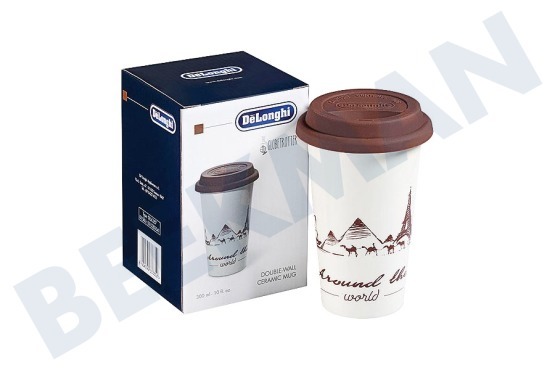 Bifinett Kaffeemaschine DLSC057 Thermobecher keramischer, doppelwandiger Becher