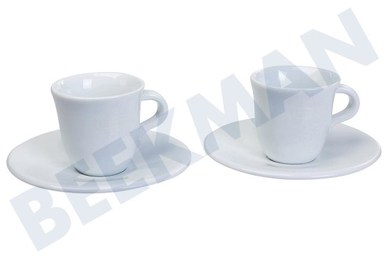 DeLonghi Kaffeemaschine DLSC308 Espressotassen aus Porzellan