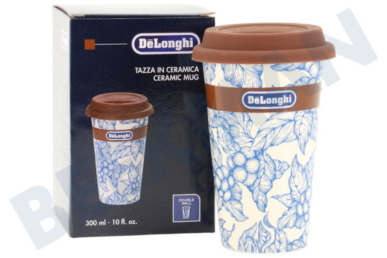 DeLonghi Kaffeemaschine DLSC064 Thermobecher keramischer, doppelwandiger Becher