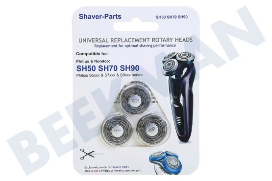 Universell  SH50/SH90 Shaver Parts SH50, SH70, SH90
