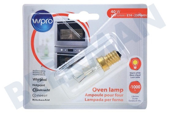 WPRO Ofen-Mikrowelle LFO135 Lampe Backofen-Lampe 40W E14 T29