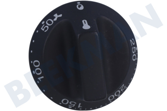 Smeg Ofen-Mikrowelle Knopf Temperatur, schwarz