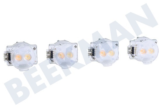Novy Abzugshaube Lampe Set LED-Beleuchtung, 4 Stück Dual-LED (2 Lichtfarben)