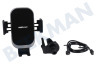 Musthavz  MHQIUHCAR15W Musthavz Auto Sense, kabelloses Smartphone-Ladegerät 15 Watt