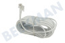 Telefonkabel, weiß, 2x RJ11 6p4c Male, 10,0 Meter