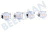 Novy Abzugshaube Lampe Set LED-Beleuchtung, 4 Stück Dual-LED (2 Lichtfarben)